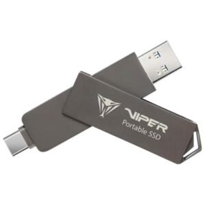 HD EXTERNO SOLIDO 2TB PATRIOT PVP30 DUO COMPACT USB 3.2 GEN2 TYPE-C /A 1,000/1,000 MB/S PVP302TB28UDG