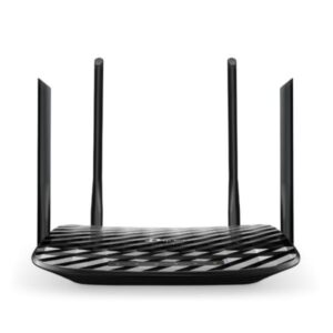 ROUTER TP-LINK ARCHER C6 2.4 / 5 GHZ AC1200 4 LAN GIGABIT / 1 WAN GIGABIT WI-FI 5 / MU-MIMO NEGRO